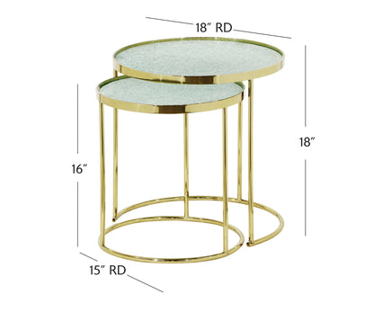 Bridget - Nesting Tables - Gold