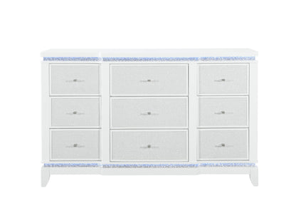 Alina - Dresser With LED - White