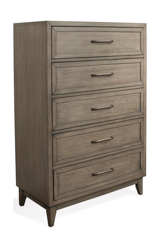 Vogue - Five Drawer Chest - Gray Wash