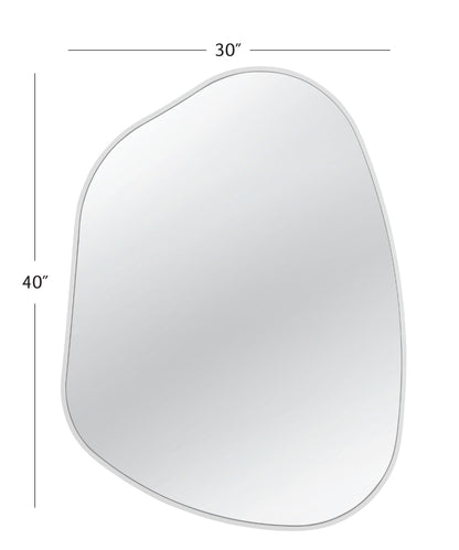 Ash - Wall Mirror - Pearl Silver