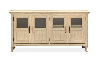 Harlow - Four Door Buffet - Weathered Bisque