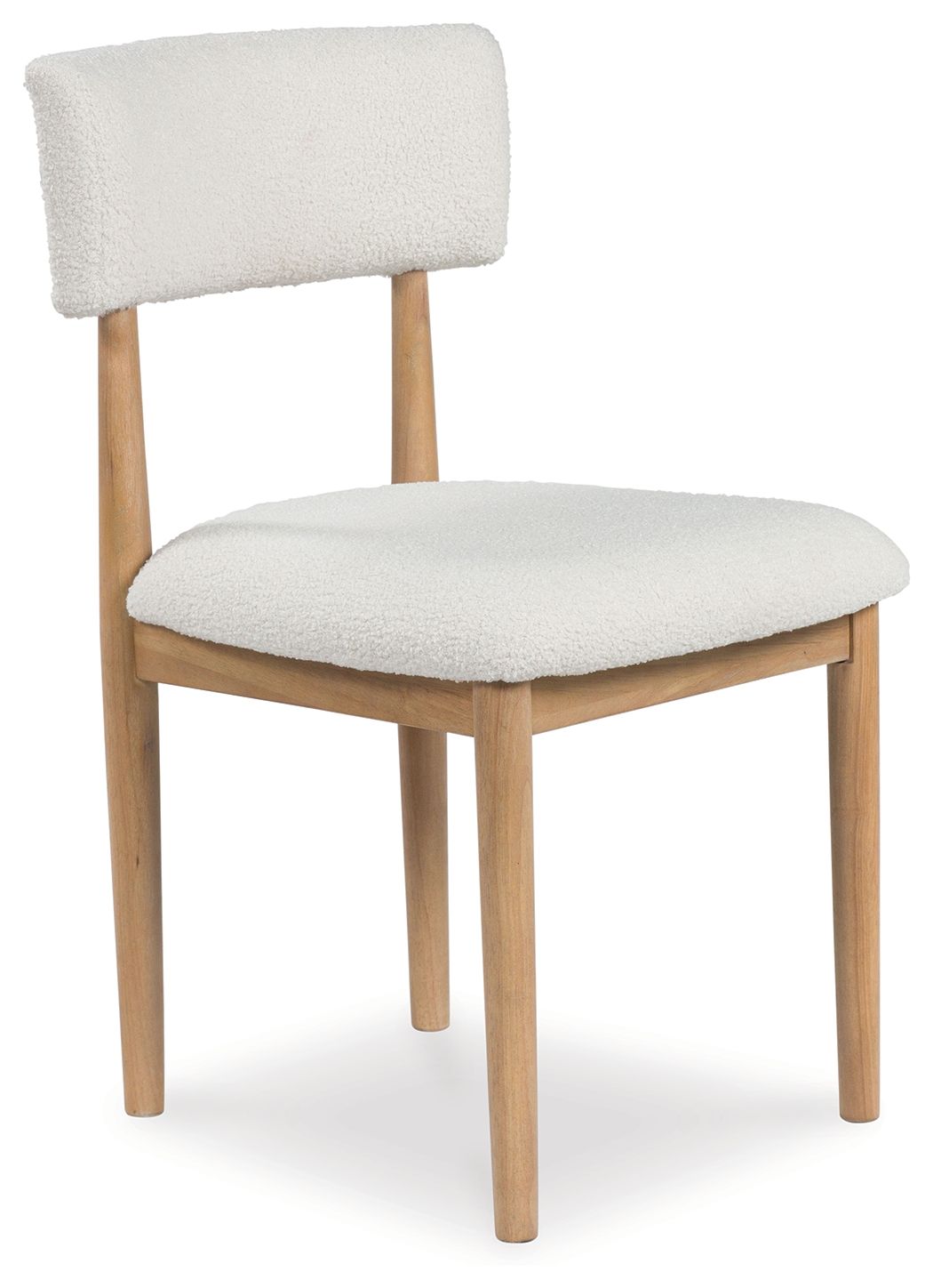 Sawdyn - White / Light Brown - Dining Upholstered Side Chair (Set of 2)