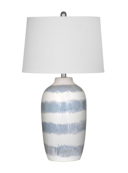 Harper - Table Lamp - White / Blue