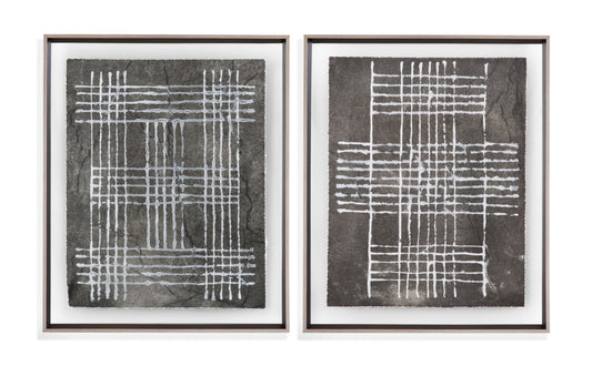 Manifolds - Framed Print (Set of 2) - Black