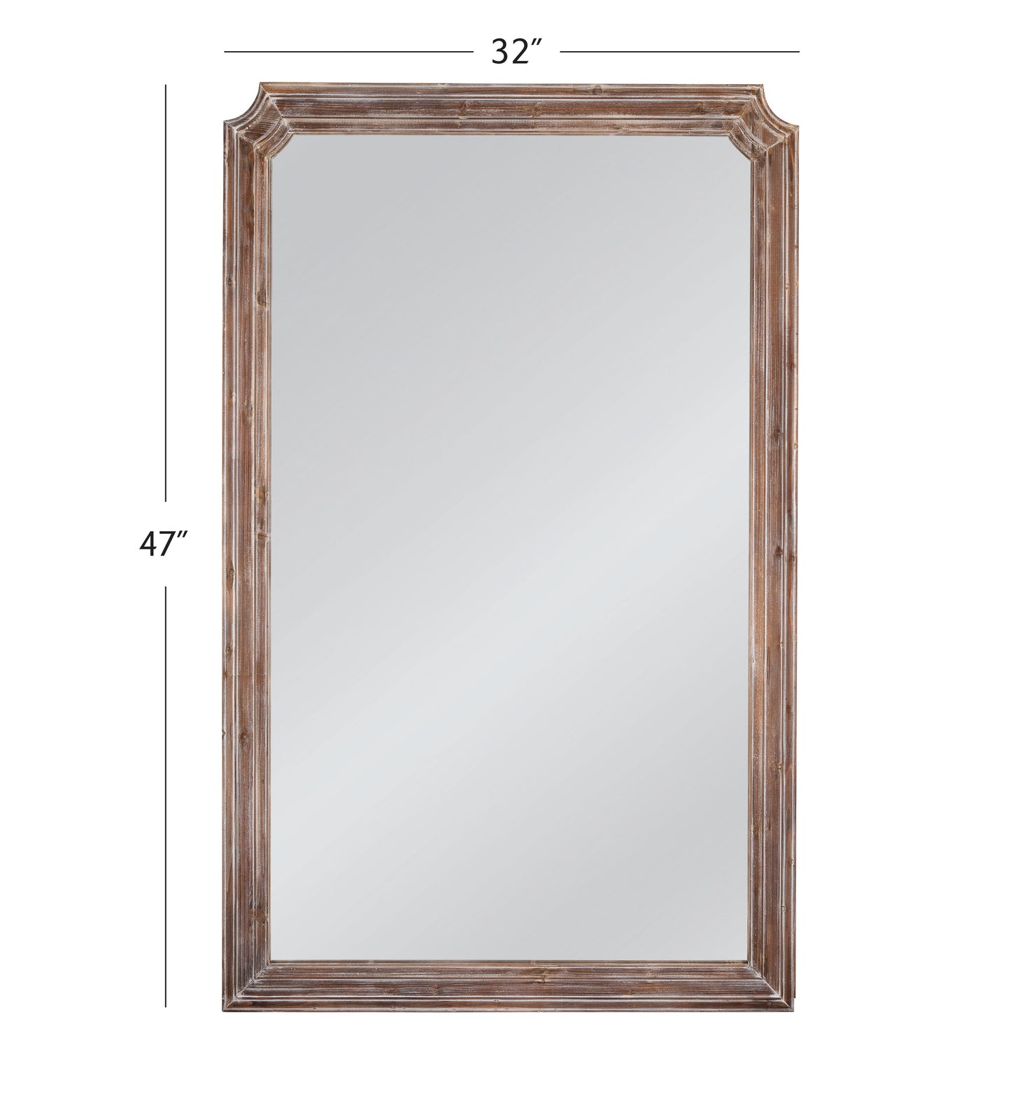 Joss - Floor Mirror - Dark Brown