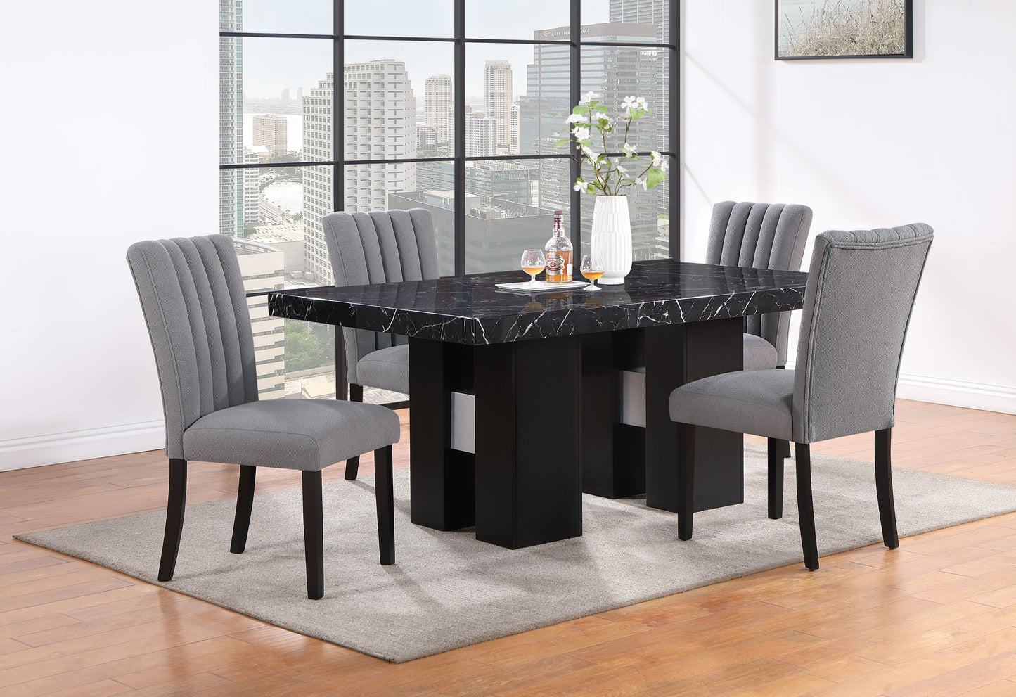 D03 - Dining Table - Black