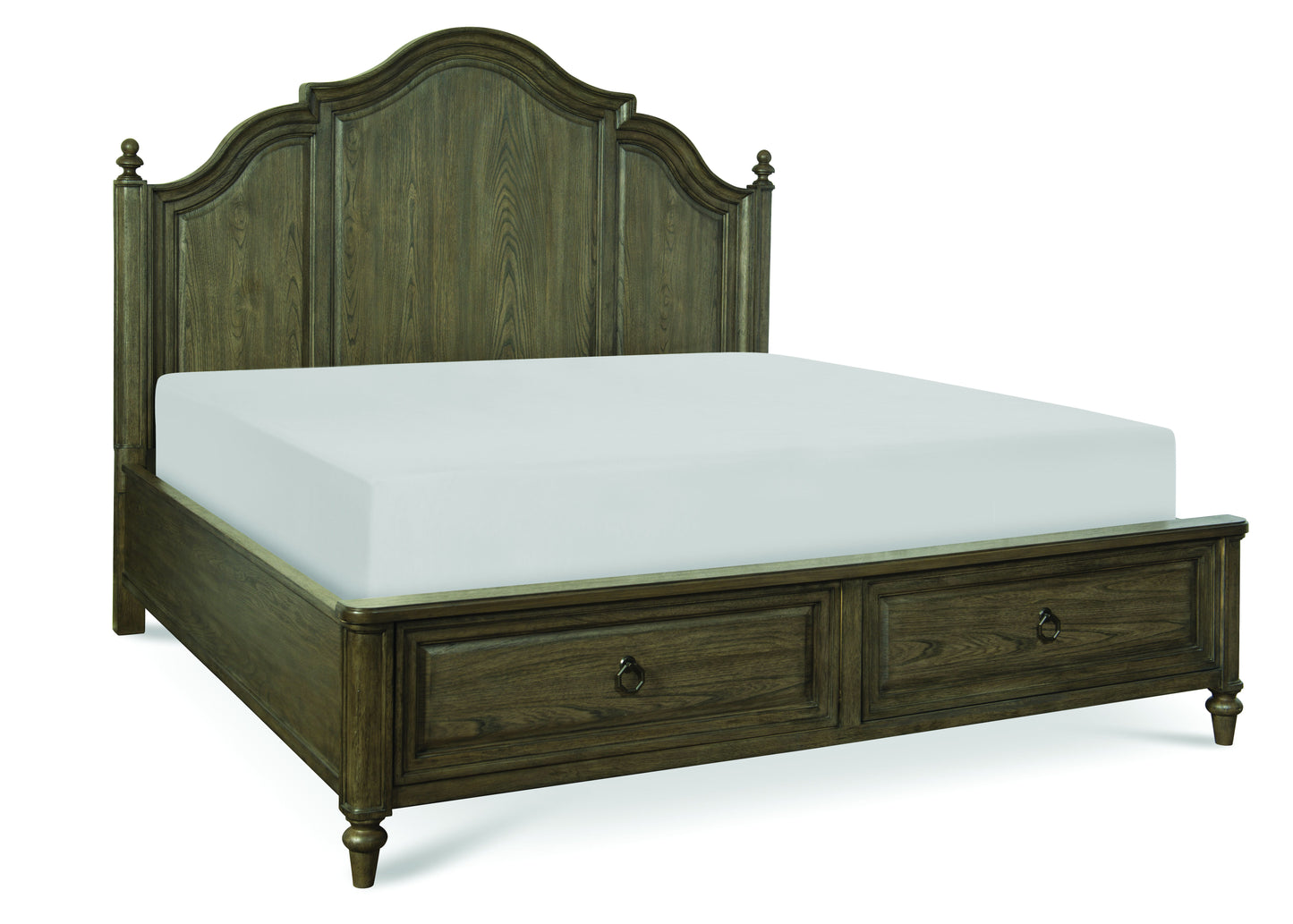 Brookhaven - Panel Bed With Storage Footboard