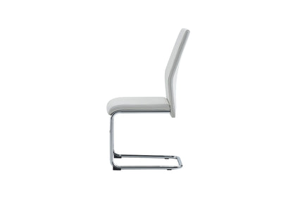 D41 - Dining Chair Leatherette - White