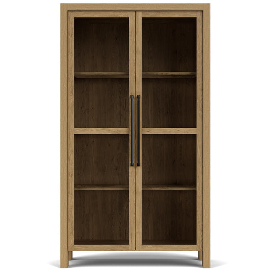 Davie - Display Cabinet - Light Brown