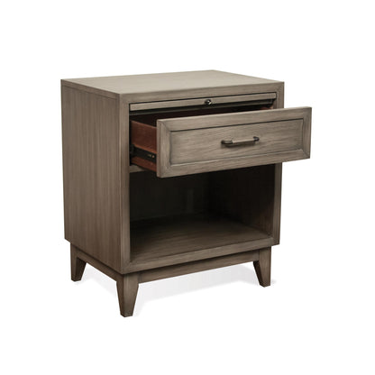 Vogue - One Drawer Nightstand - Gray Wash