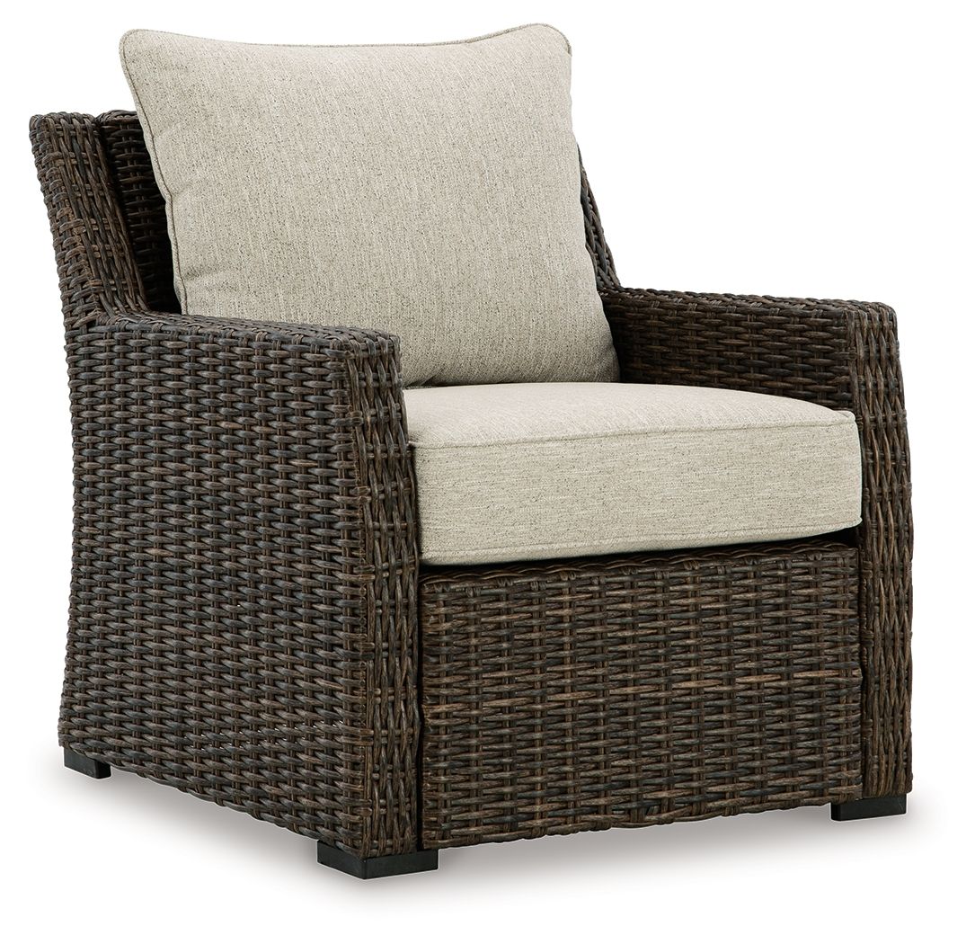 Brook Ranch - Brown - Lounge Chair With Cushion