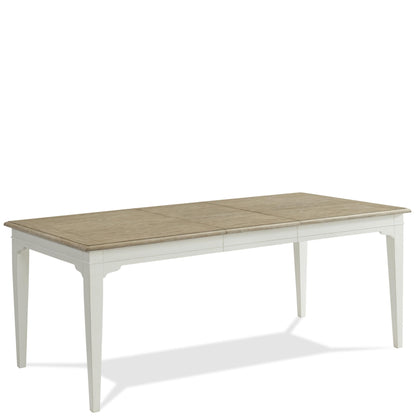 Myra - Rectangle Leg Dining Table - Natural / Paperwhite