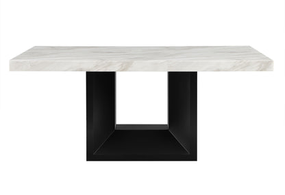 D02 - Dining Table - Black / White