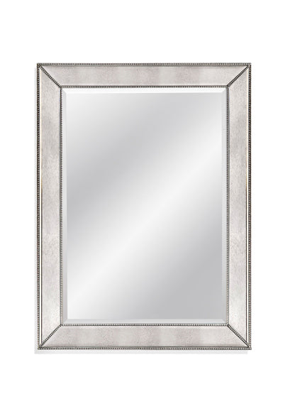 Beaded - Wall Mirror - Silver