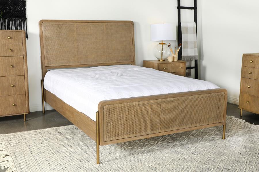 Arini - Rattan Panel Bed