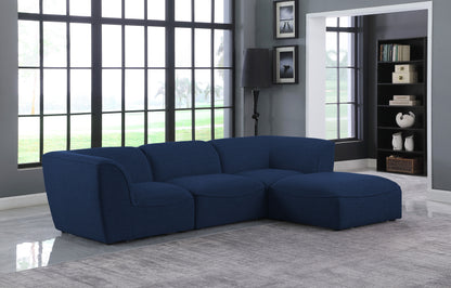 Miramar - Modular Sectional 4 Piece - Navy - Fabric