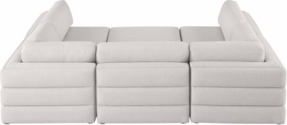 Beckham - Modular Sectional 6 Piece - Beige - Fabric