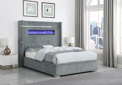 2215 - King Bed - Gray