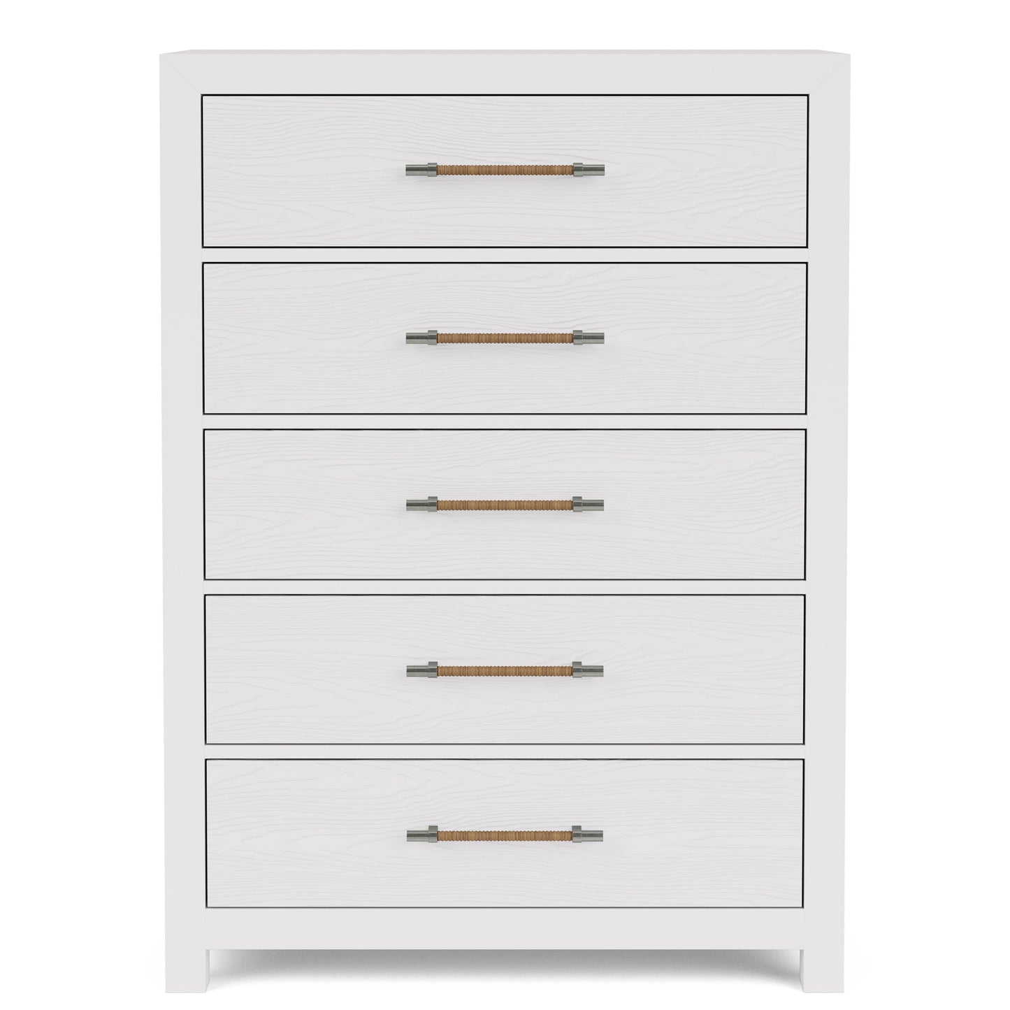 Rosalie - 5 Drawer Chest - White