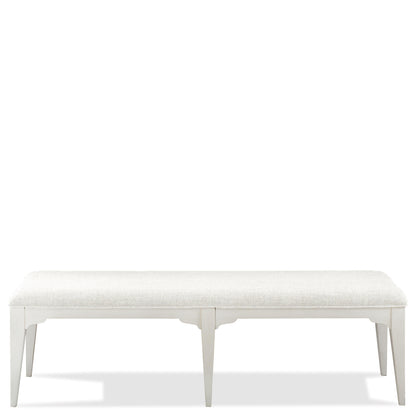 Myra - Upholstered Dining Bench - Paperwhite