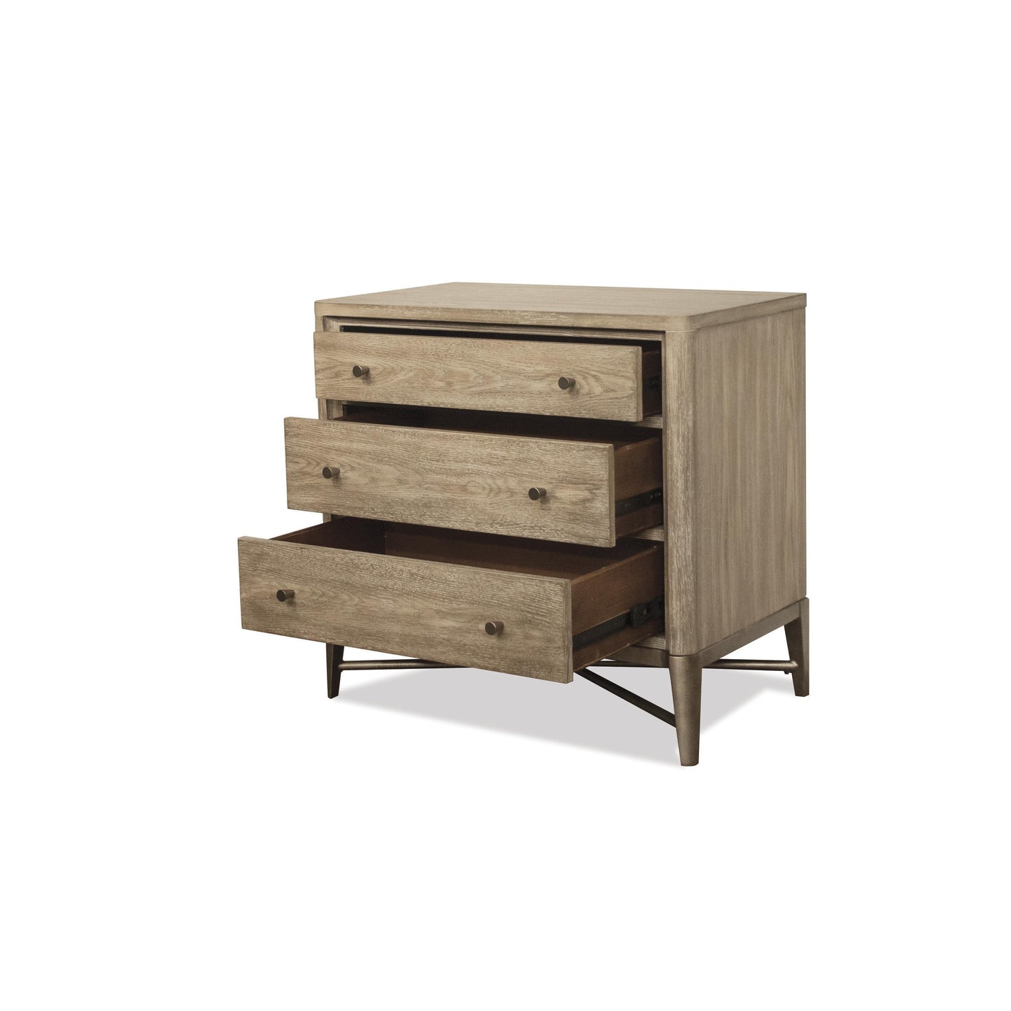 Sophie - Three Drawer Nightstand - Natural