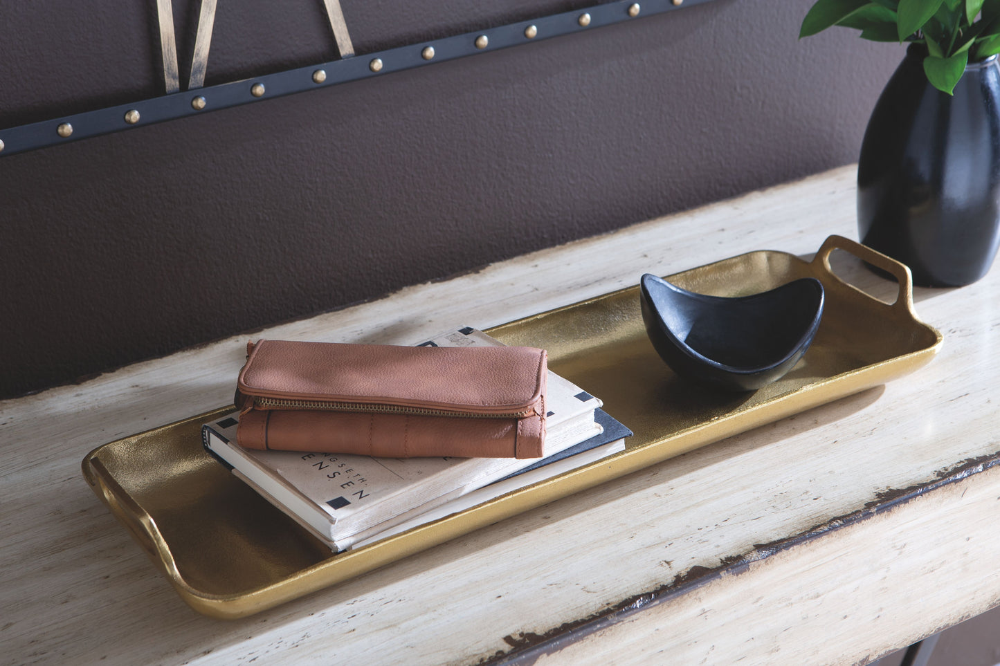 Posy - Gold Finish - Tray