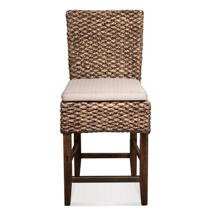 Mix-N-Match Chairs - Woven Counter Upholstered Stool (Set of 2) - Hazelnut