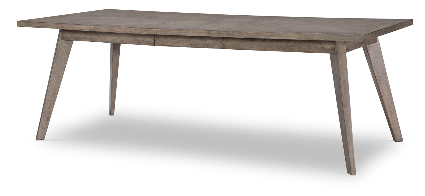 Greystone - Rect. Leg Table - Dark Brown