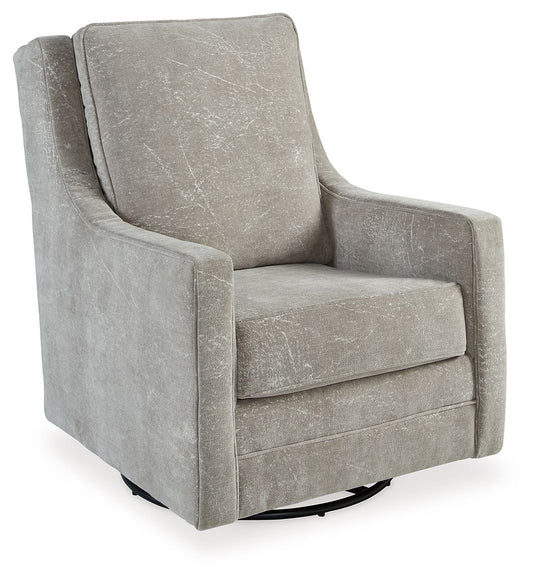 Kambria - Pebble - Swivel Glider Accent Chair