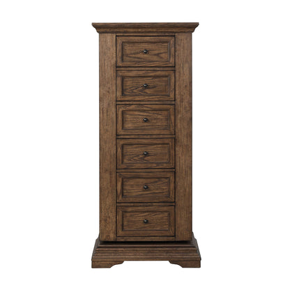 Mar Vista - Swivel Lingerie Chest With Mirror - Walnut