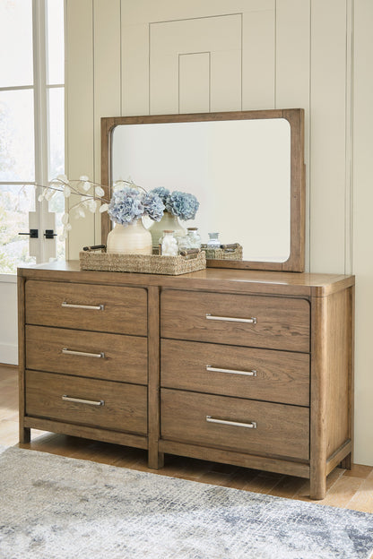 Cabalynn - Light Brown - Dresser And Mirror