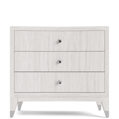 Hepburn - 3-Drawer Nightstand - White