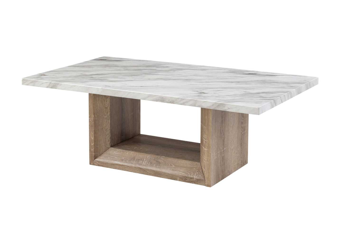 T02 - Coffee Table - Natural / White