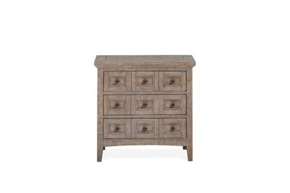 Paxton Place - Wood Drawer Nightstand - Dove Tail Grey