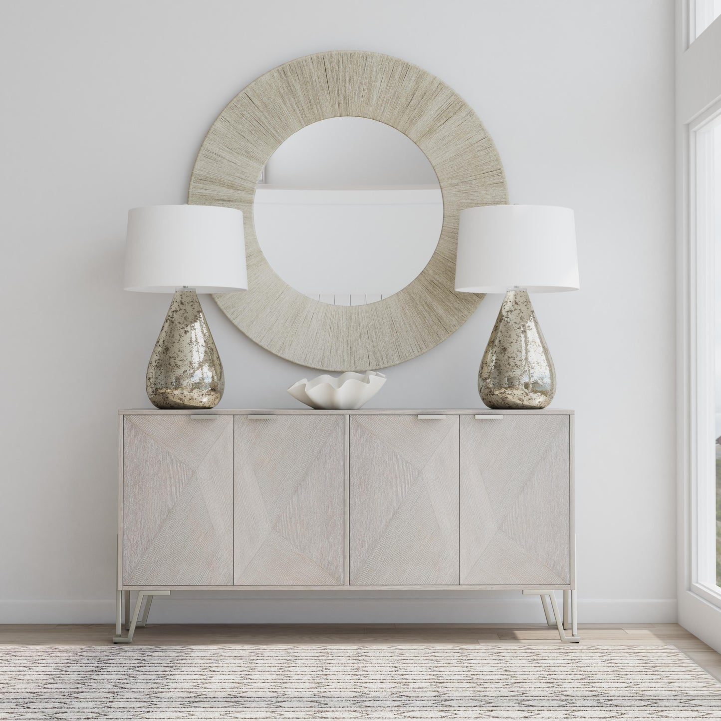 Perez - Wall Mirror - Beige