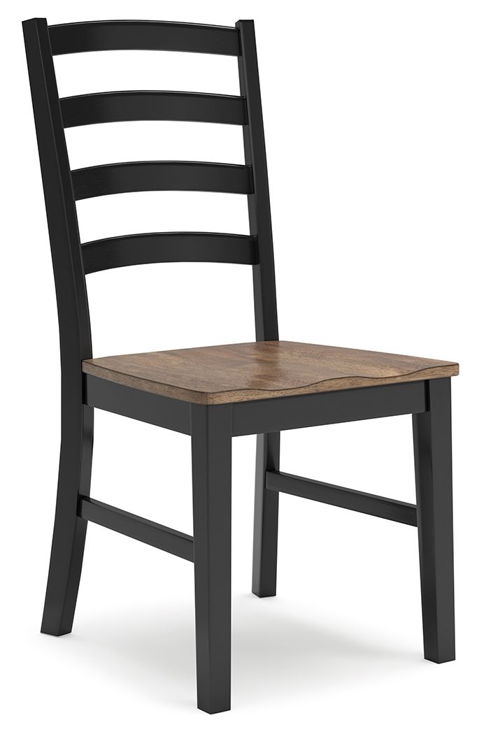 Wildenauer - Brown / Black - Dining Room Side Chair (Set of 2)