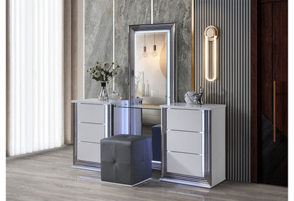 Ylime - Vanity With LED - Smooth White