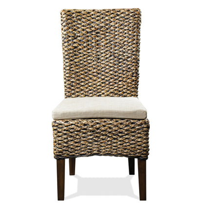 Mix-N-Match Chairs - Woven Side Upholstered Chair (Set of 2) - Hazelnut