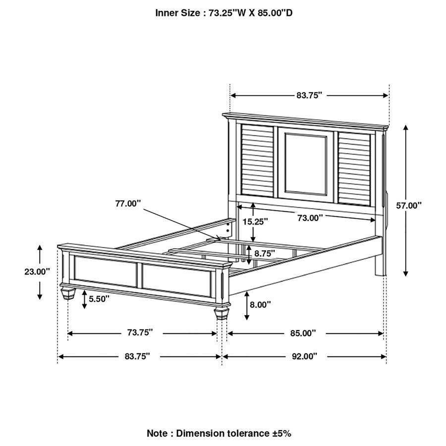 Franco - Wood Panel Bed