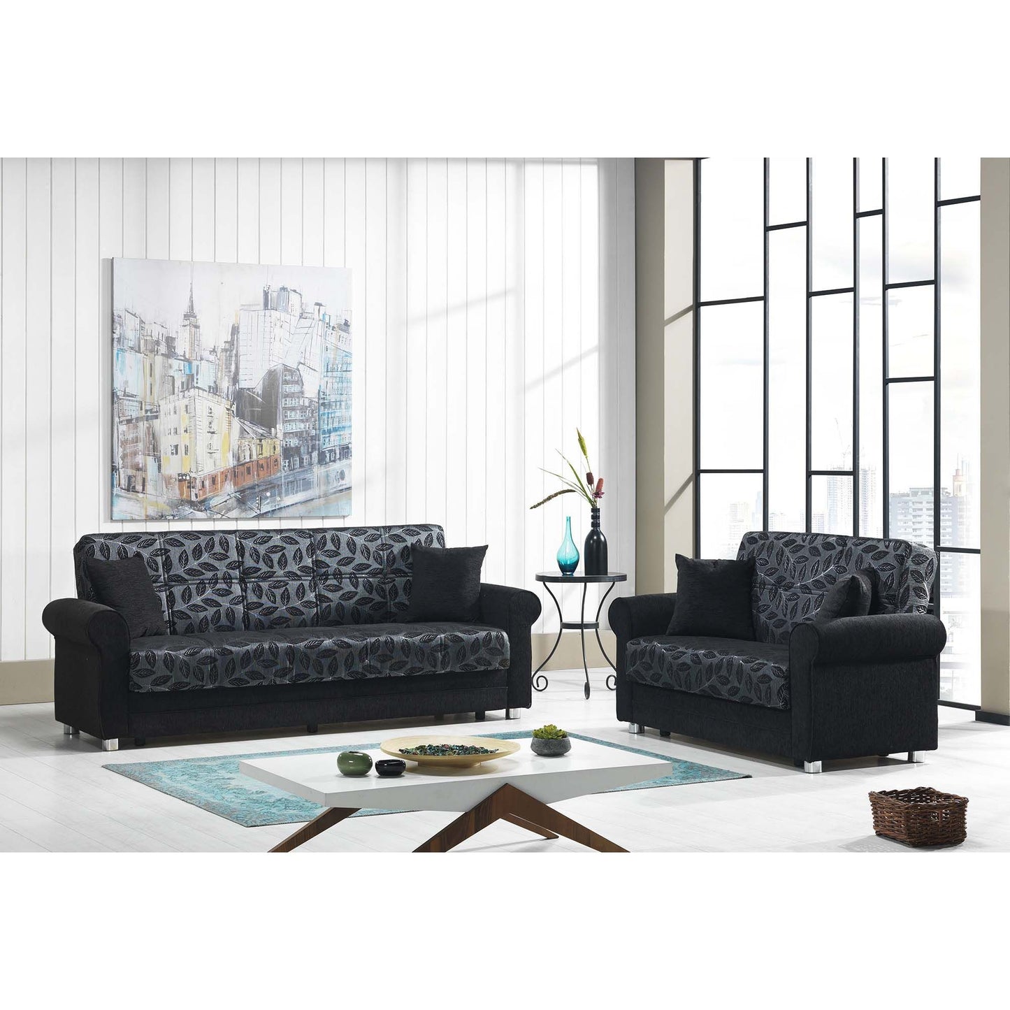 Ottomanson Rio Grande - Convertible Loveseat With Storage