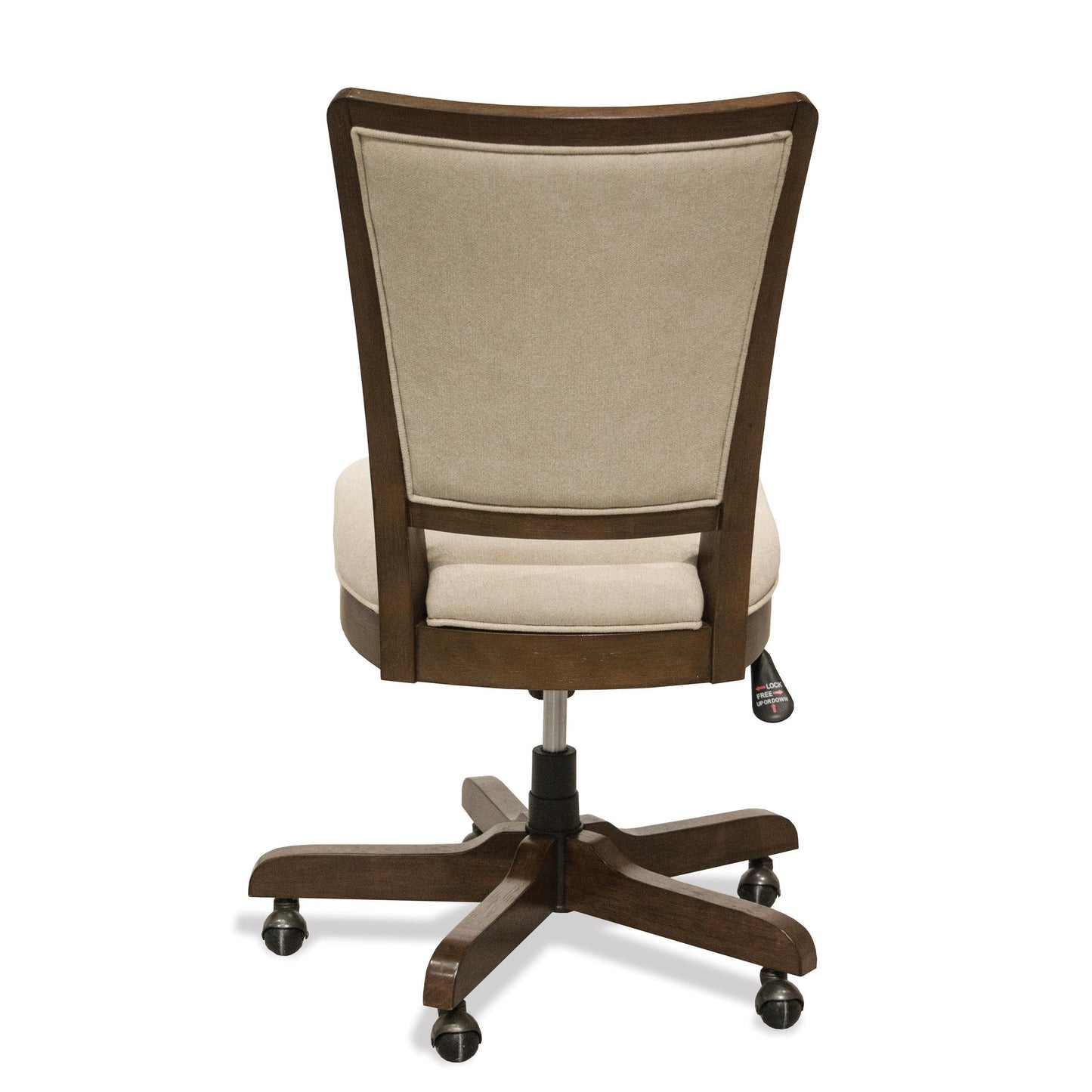 Vogue - Upholstered Desk Chair - Plymouth Brown Oak