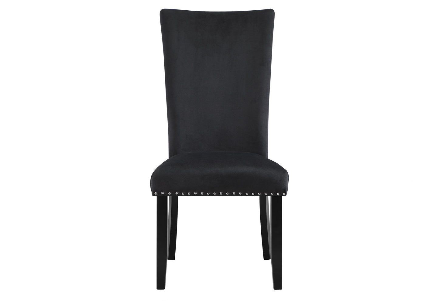 D03 - Velvet Dining Chair - Black