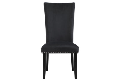 D03 Dining Table And Four D03 Dining Chairs - Black