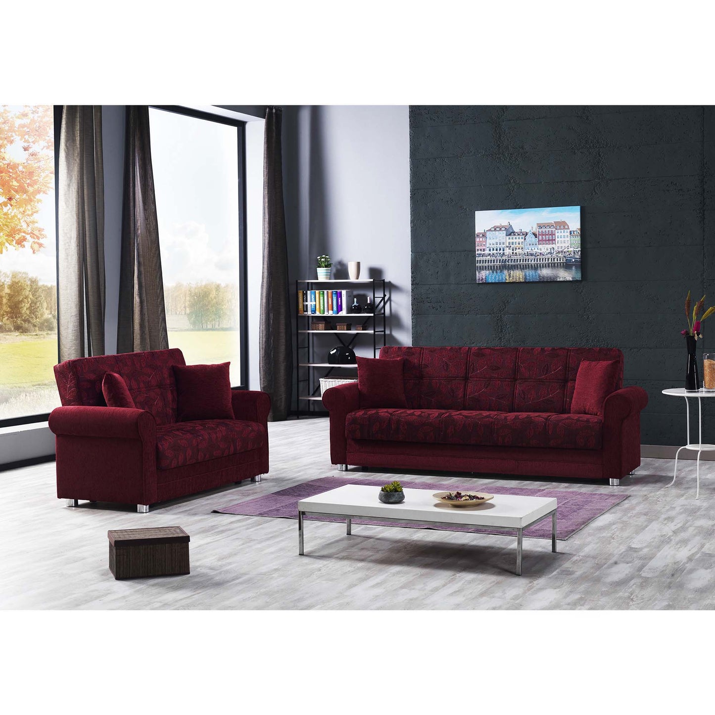 Ottomanson Rio Grande - Convertible Loveseat With Storage