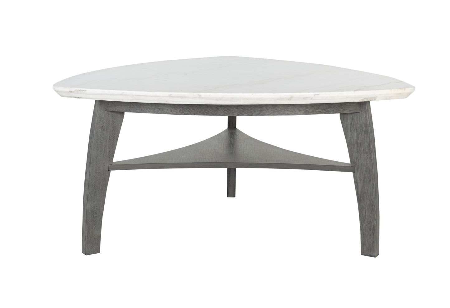 D8192 - Triangle Dining Table, Four Dining Chairs & Bench - Light Gray