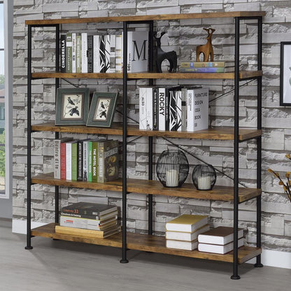 Analiese - 4-Shelf Double Bookshelf