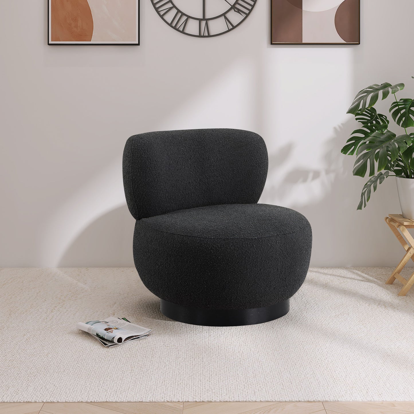 Calais - Accent Chair - Black - Wood