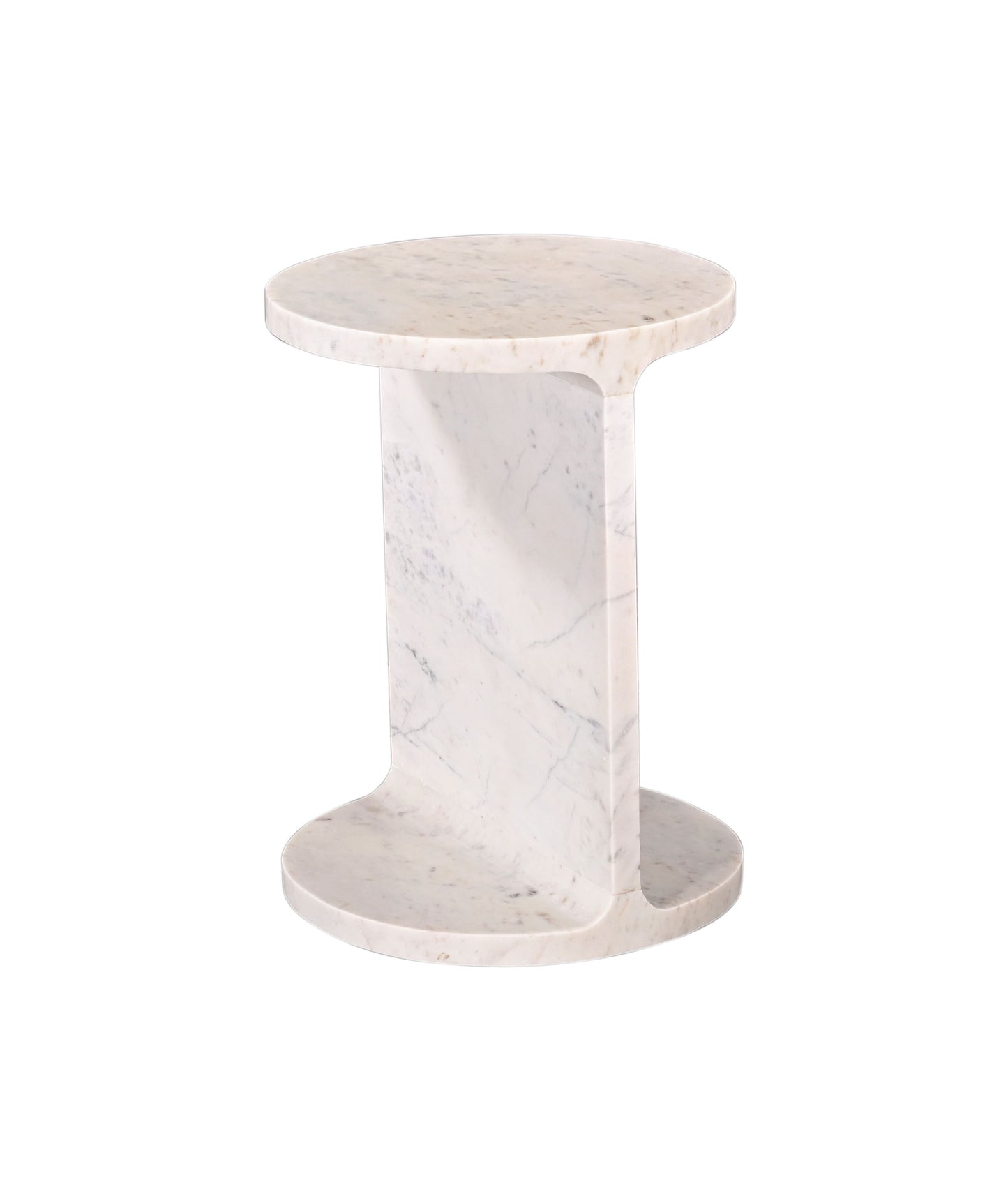 Emmett - Accent Table - White