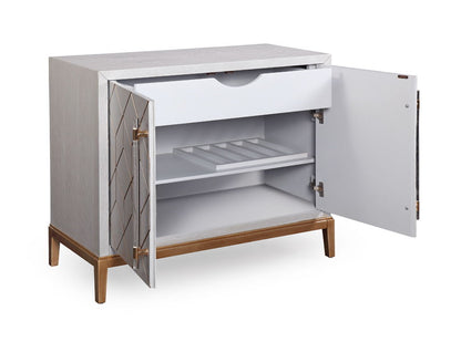 Perrine - Hospitality Cabinet - Silver