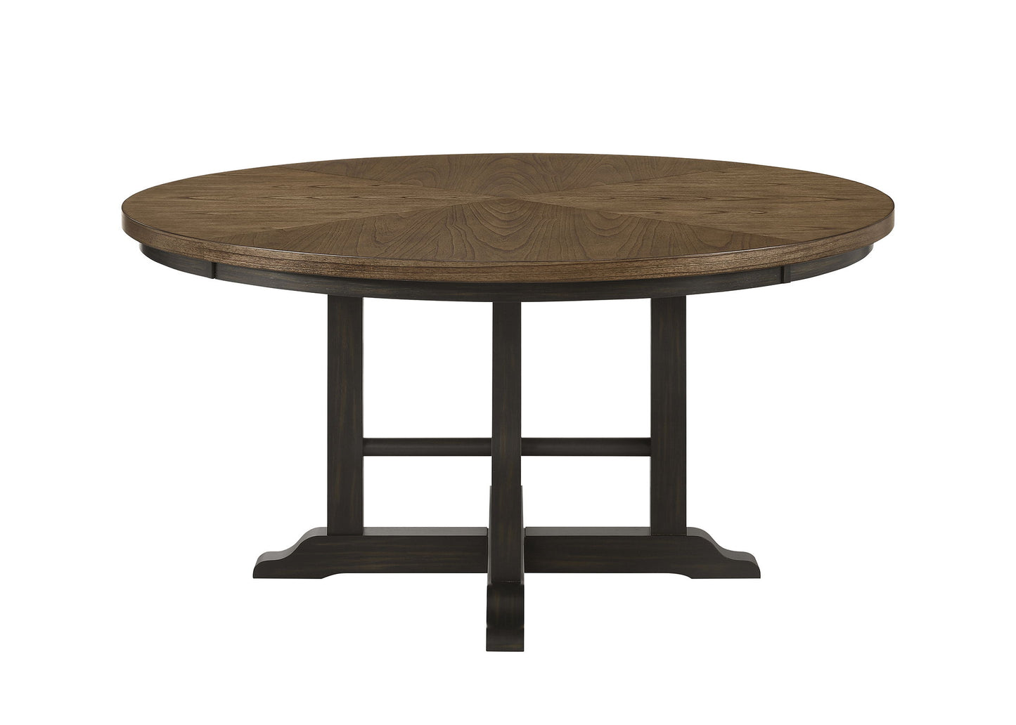 Hilara - Round Dining Table - Dark Brown